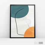 Cargar imagen en el visor de la galería, Cuadro Abstracto Nórdico Trazos Dos