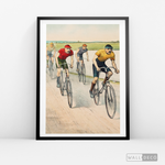 Cargar imagen en el visor de la galería, Cuadro Arte Vintage Bikes