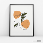 Cargar imagen en el visor de la galería, Cuadro Minimalista Durazno