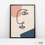 Cargar imagen en el visor de la galería, Cuadro Rostros Abstractos Carla