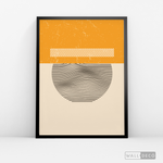 Cargar imagen en el visor de la galería, Cuadro Abstracto Minimal Sunset Yellow