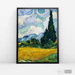 Cargar imagen en el visor de la galería, Cuadro Arte Campo de Trigo Van Gogh
