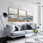 Cargar imagen en el visor de la galería, Tríptico Abstracto Horizonte