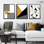 Cargar imagen en el visor de la galería, Tríptico Abstracto Prisma