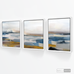 Cargar imagen en el visor de la galería, Tríptico Abstracto Horizonte