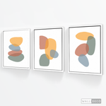 Cargar imagen en el visor de la galería, Tríptico Abstracto Nórdico Terracota (Set x 3)