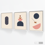 Cargar imagen en el visor de la galería, Tríptico Abstracto Armonía