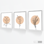 Cargar imagen en el visor de la galería, Tríptico Botánica Boho