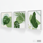 Cargar imagen en el visor de la galería, Tríptico Botánico Tropical