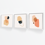 Cargar imagen en el visor de la galería, Tríptico Abstracto Nórdico Nude (Set x 3)