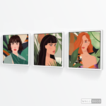 Cargar imagen en el visor de la galería, Tríptico Mujeres Diversas