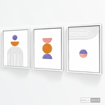 Cargar imagen en el visor de la galería, Tríptico Abstracto Proporción