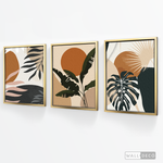 Cargar imagen en el visor de la galería, Tríptico Atardecer Tropical