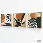 Cargar imagen en el visor de la galería, Tríptico Atardecer Tropical