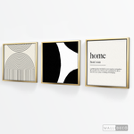 Cargar imagen en el visor de la galería, Tríptico Minimalista Home