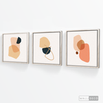 Cargar imagen en el visor de la galería, Tríptico Abstracto Nórdico Nude (Set x 3)