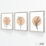 Cargar imagen en el visor de la galería, Tríptico Botánica Boho