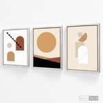 Cargar imagen en el visor de la galería, Tríptico Abstracto Equilibrio