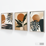 Cargar imagen en el visor de la galería, Tríptico Atardecer Tropical