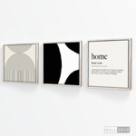 Cargar imagen en el visor de la galería, Tríptico Minimalista Home