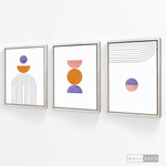 Cargar imagen en el visor de la galería, Tríptico Abstracto Proporción