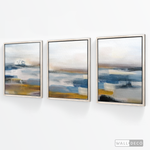 Cargar imagen en el visor de la galería, Tríptico Abstracto Horizonte