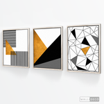 Cargar imagen en el visor de la galería, Tríptico Abstracto Prisma