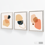Cargar imagen en el visor de la galería, Tríptico Abstracto Nórdico Nude (Set x 3)
