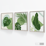 Cargar imagen en el visor de la galería, Tríptico Botánico Tropical