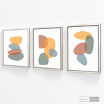 Cargar imagen en el visor de la galería, Tríptico Abstracto Nórdico Terracota (Set x 3)