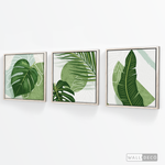 Cargar imagen en el visor de la galería, Tríptico Botánico Tropical