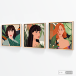 Cargar imagen en el visor de la galería, Tríptico Mujeres Diversas