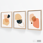 Cargar imagen en el visor de la galería, Tríptico Abstracto Nórdico Nude (Set x 3)