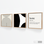 Cargar imagen en el visor de la galería, Tríptico Minimalista Home