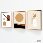 Cargar imagen en el visor de la galería, Tríptico Abstracto Equilibrio