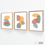 Cargar imagen en el visor de la galería, Tríptico Abstracto Nórdico Terracota (Set x 3)