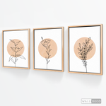 Cargar imagen en el visor de la galería, Tríptico Botánica Boho