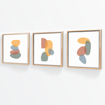 Cargar imagen en el visor de la galería, Tríptico Abstracto Nórdico Terracota (Set x 3)
