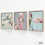 Cargar imagen en el visor de la galería, Tríptico Botánico Flores