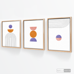 Cargar imagen en el visor de la galería, Tríptico Abstracto Proporción