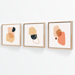 Cargar imagen en el visor de la galería, Tríptico Abstracto Nórdico Nude (Set x 3)