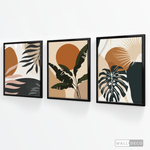 Cargar imagen en el visor de la galería, Tríptico Atardecer Tropical