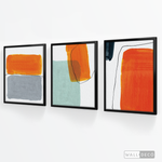 Cargar imagen en el visor de la galería, Tríptico Abstracto Energía