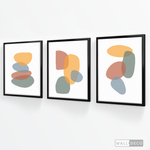 Cargar imagen en el visor de la galería, Tríptico Abstracto Nórdico Terracota (Set x 3)