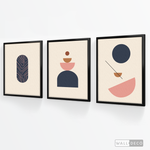 Cargar imagen en el visor de la galería, Tríptico Abstracto Armonía