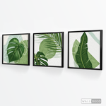 Cargar imagen en el visor de la galería, Tríptico Botánico Tropical