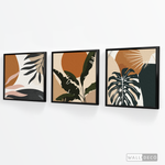 Cargar imagen en el visor de la galería, Tríptico Atardecer Tropical