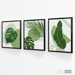 Cargar imagen en el visor de la galería, Tríptico Botánico Tropical