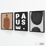 Cargar imagen en el visor de la galería, Tríptico Minimalista Latte