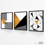 Cargar imagen en el visor de la galería, Tríptico Abstracto Prisma